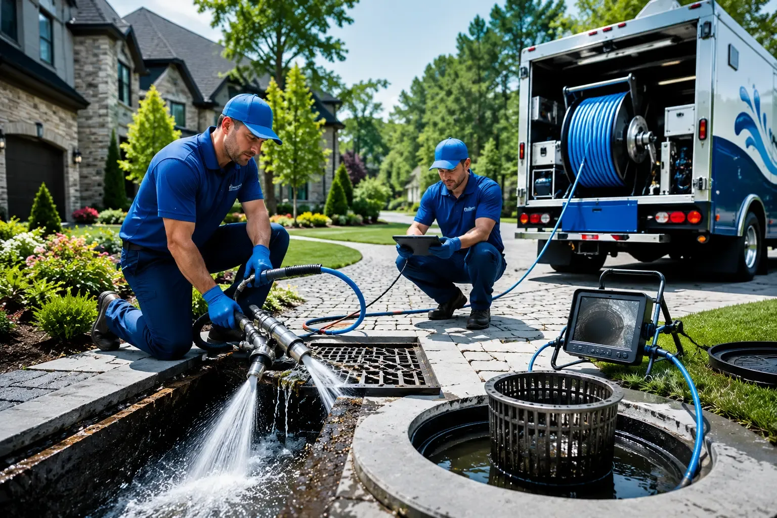 Local outdoor drain cleaning professionals in Georgetown, LA