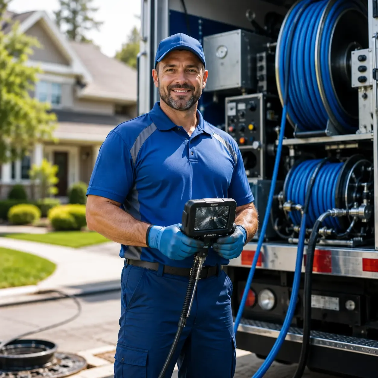 Local outdoor drain cleaning specialists in Georgetown, LA